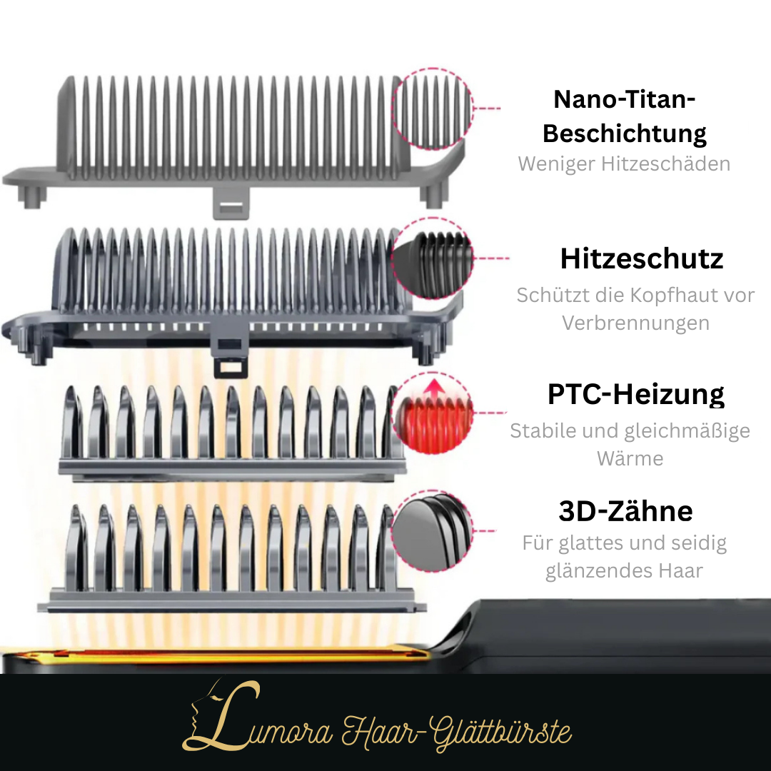 Lumora Haar-Glättbürste